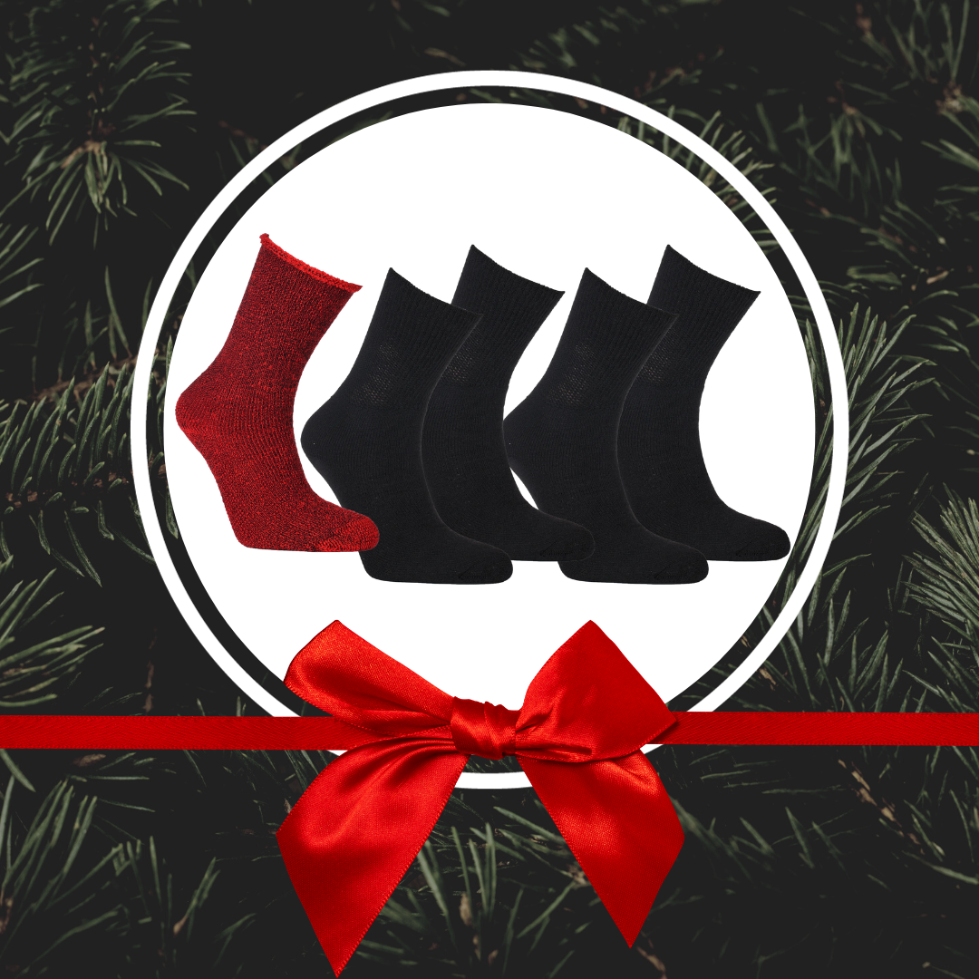 Stora Julklappspaketet | Röd/svart | Svart