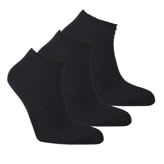 Ullfrotté ankelstrumpa 200 | 3-par